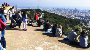 Bunkers del Carmel – der Treffpunkt bei Barcelonas Jugend am Wochenende.