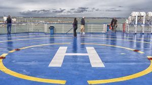 Beim Auslaufen herrliche Ausblicke auf Cadiz und die Bucht vom Oberdeck.