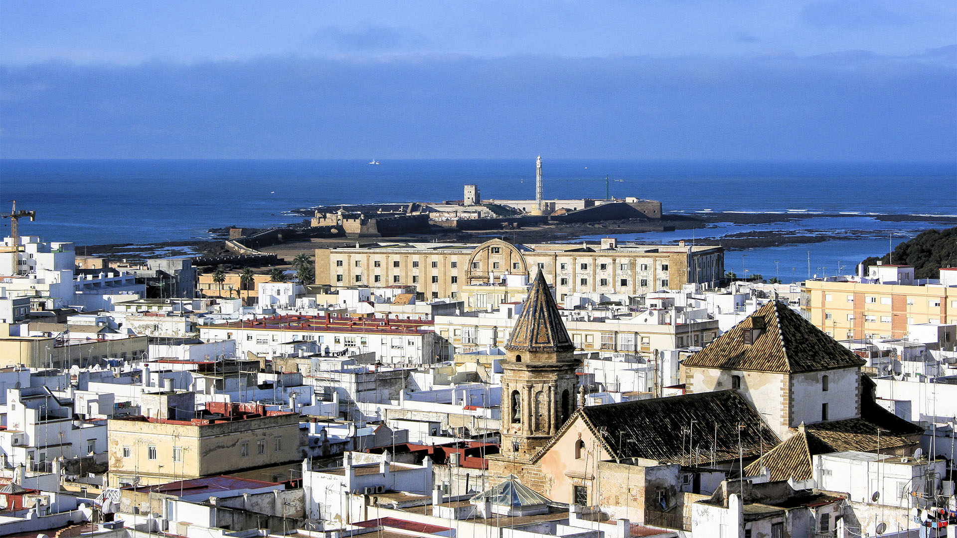 Blick über Cadiz.