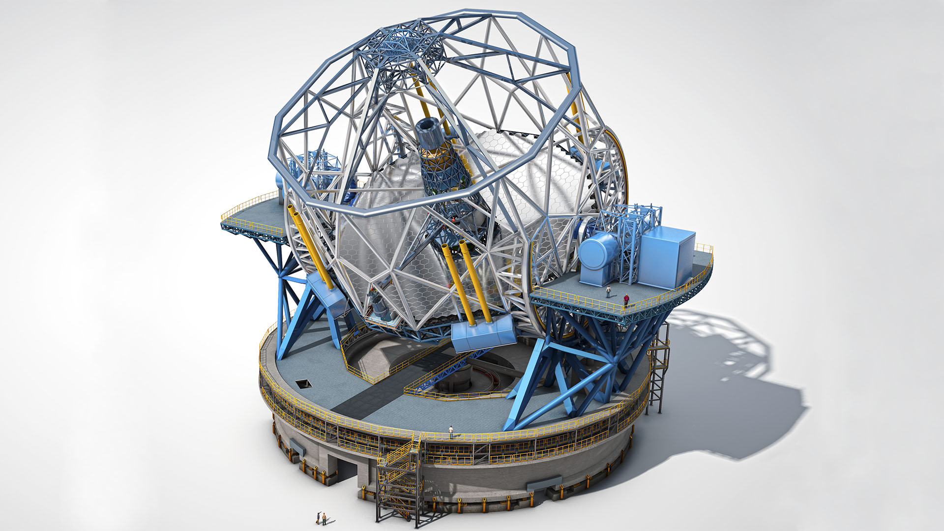 In Planung: Das größte Spiegelteleskop weltweit, Durchmesser 39 m – European Extremely Large Telescope (ESO)