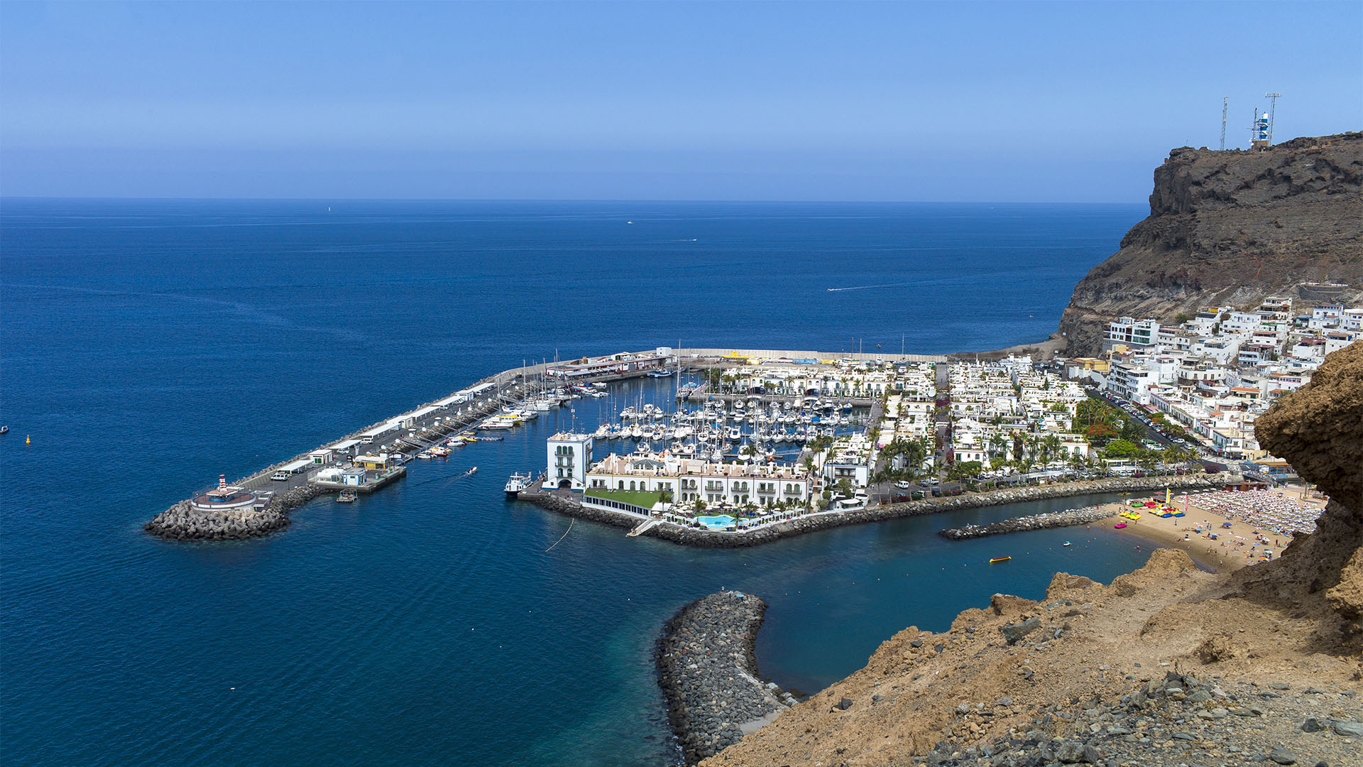 Puerto de Mogán: Eine Augenweide an der klimatisch mildesten Ecke Gran Canarias.