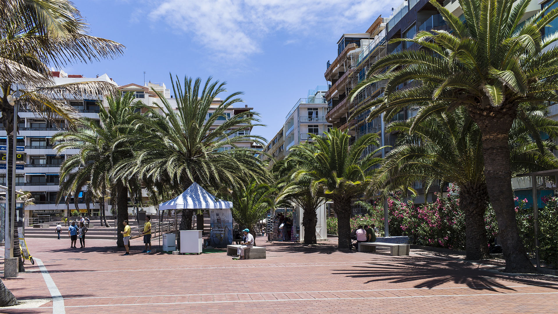 La Puntilla. Das nördlichste Eck des Playa de las Canteras ist fest in der Hand Einheimischer.