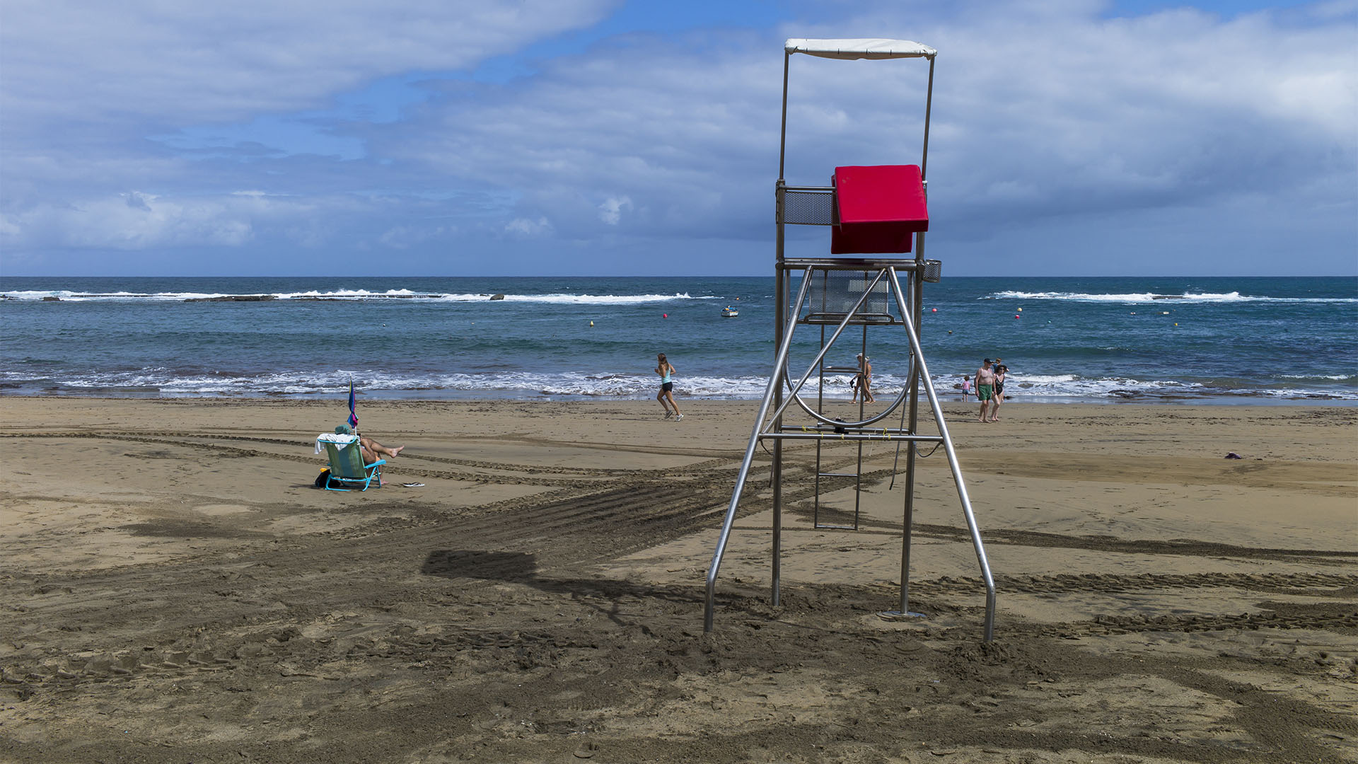 Abseits des zentralen Bereichs des Playa de las Canteras ist es meist recht ruhig.