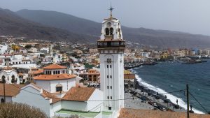 La Candelaria, Teneriffa mit der bedeutendsten Wallfahrtskirche des Archipels, Basílica de Nuestra Señora de la Candelaria.