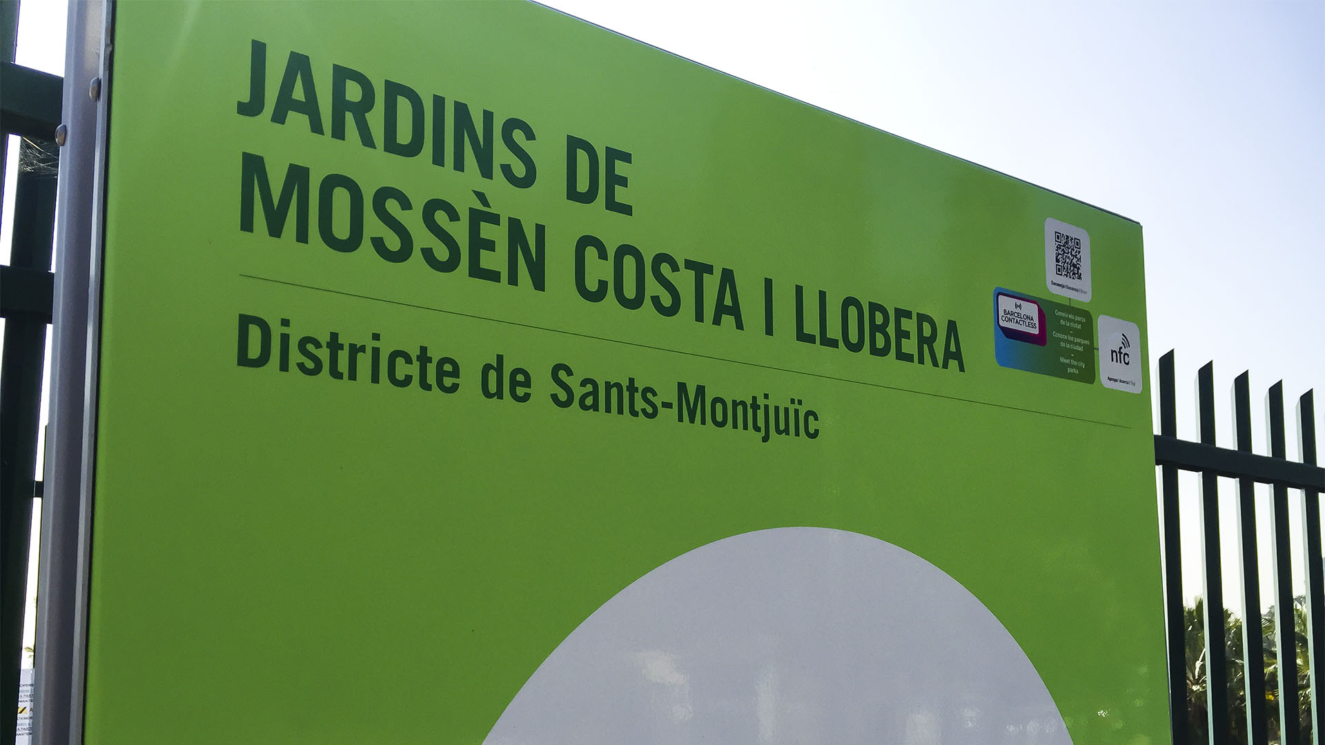 Die Gärten Jardins de Mossèn Costa i Llobera am Montjuïc Barcelona.