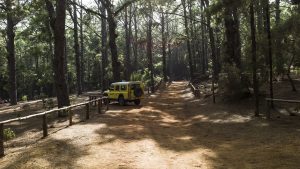 Der Parkplatz von Las Raices Ausgangspunkt herrlicher Wanderungen.