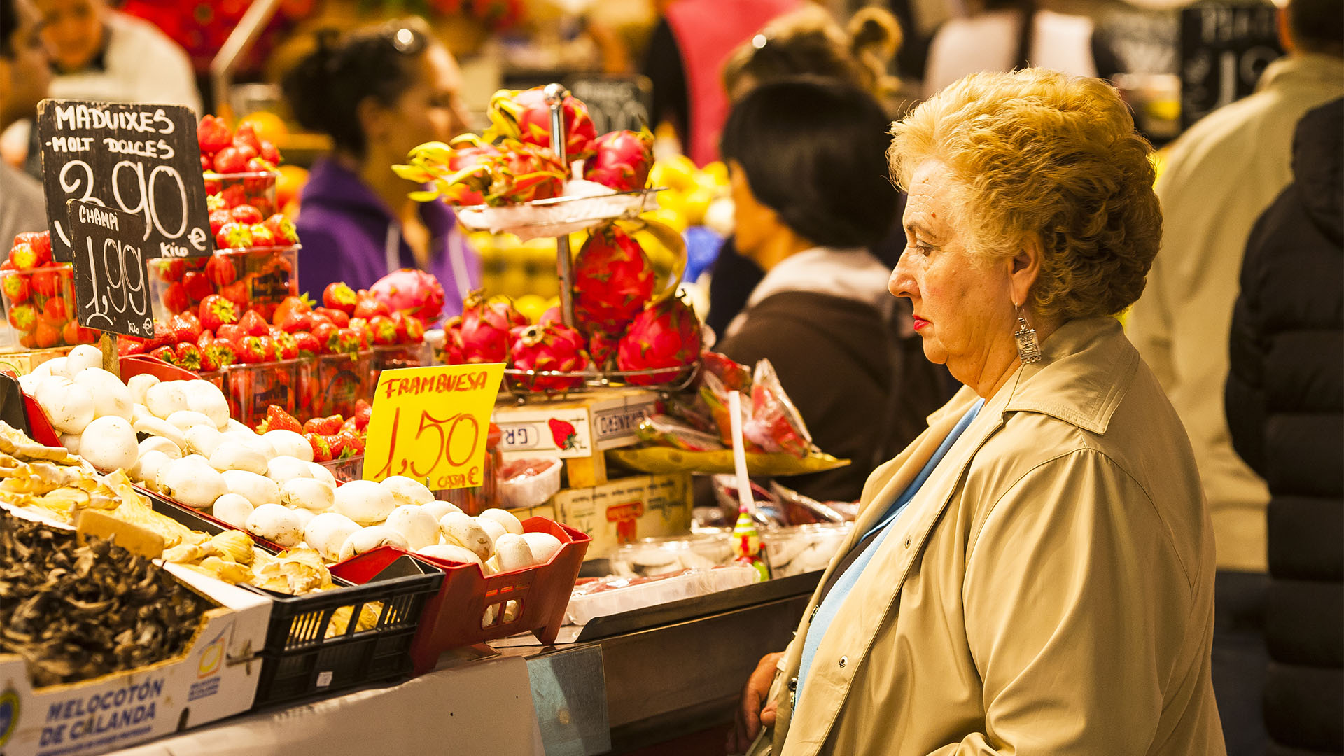 Barcelona Mercado de San José bekannter als Mercat de la Boquería.