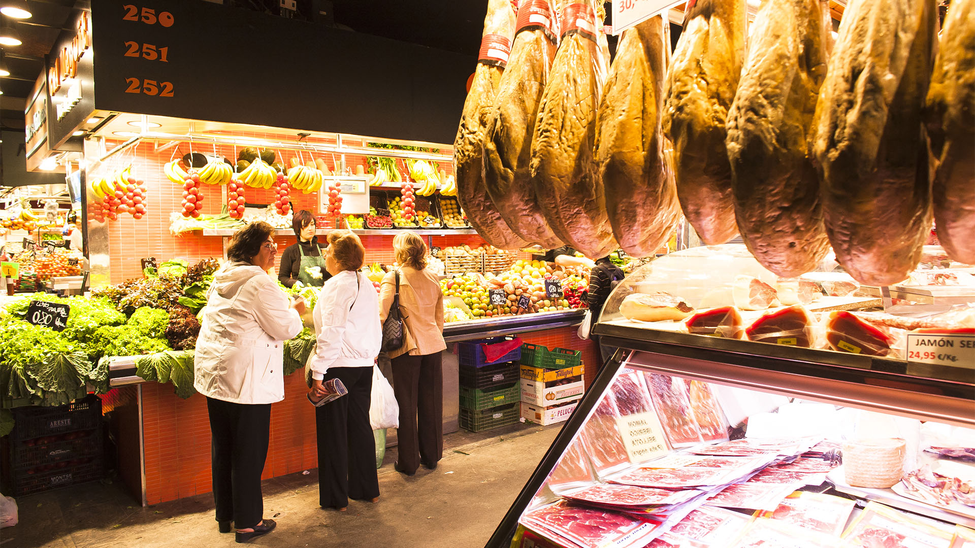 Barcelona Mercado de San José bekannter als Mercat de la Boquería.