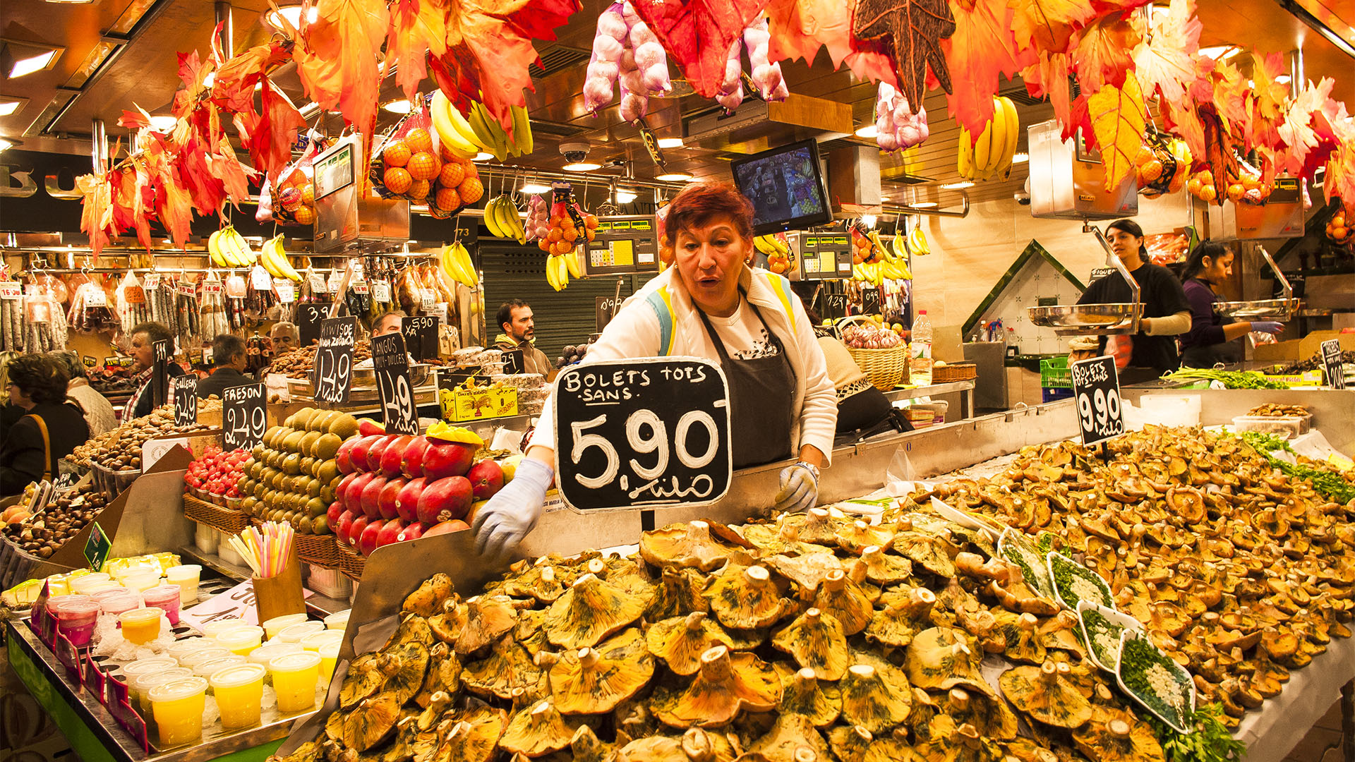 Barcelona Mercado de San José bekannter als Mercat de la Boquería.