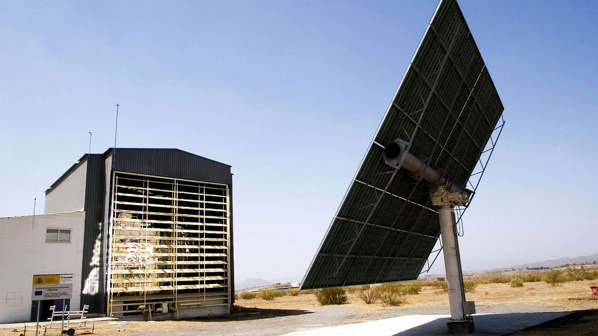 Plataforma Solar Almería – von der Internationalen Energieagentur 1973 als Reaktion auf die Ölkrise 1973 gegründet. Internationale Forschungs- und Versuchsanstalt. (© CIEMAT)
