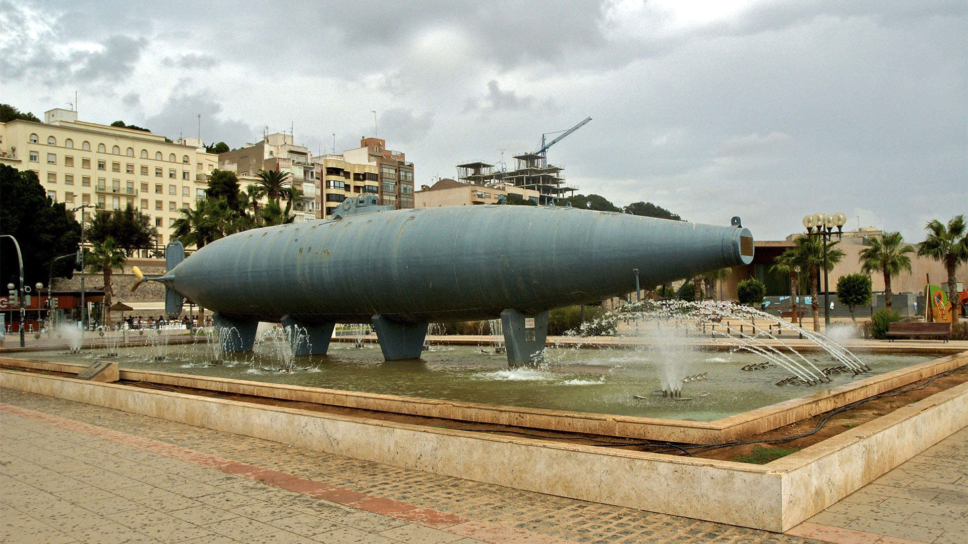 Das U-Boot des Pioniers Isaac Peral Caballero in Cartagena, Spanien. (© CCL Oneras)