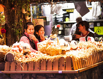 Barcelona Mercado de San José bekannter als Mercat de la Boquería, Genusstempel der Bareclonettas und Touristenmagnet in der katalonischen Hauptstadt Barcelona.