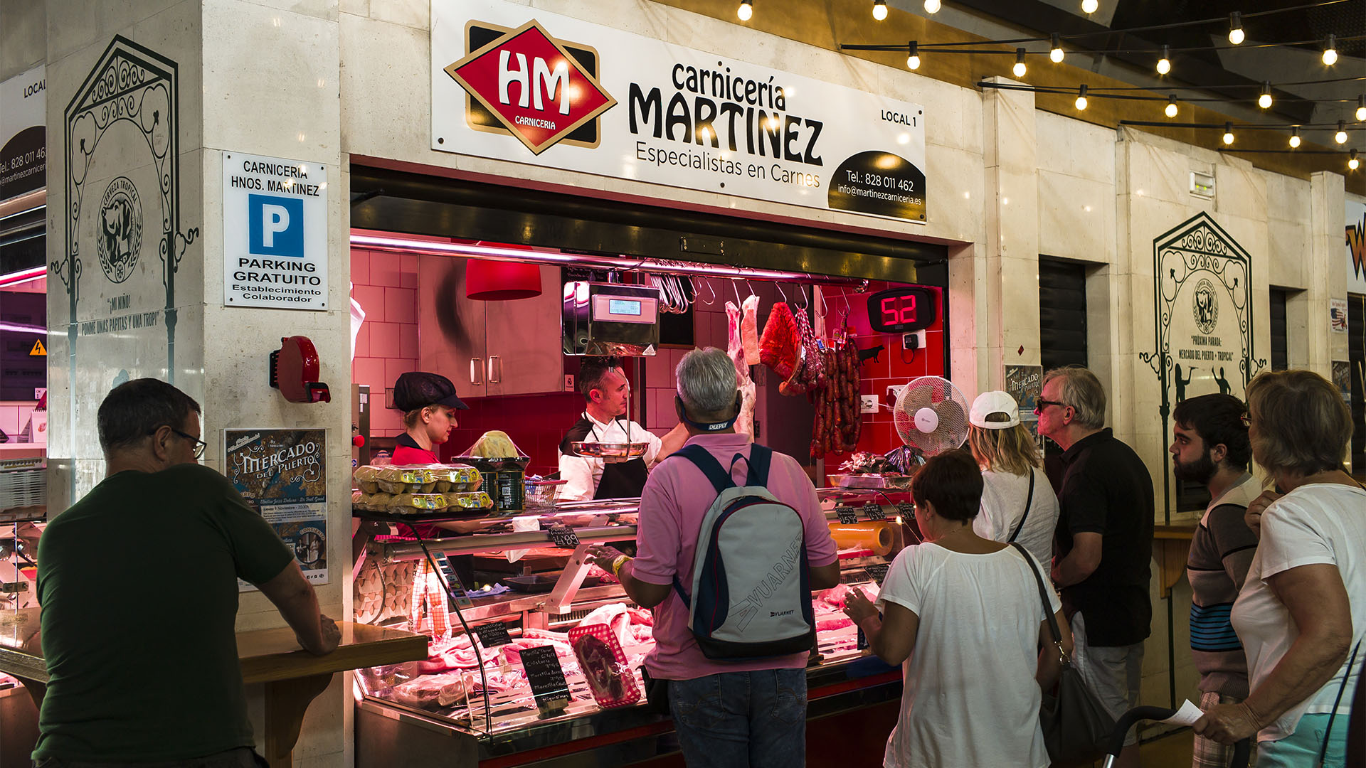 Mercado del Puerto Las Palmas Gran Canaria: Spanier lieben Fleisch. Rind aus Galizien oder Argentinien. Hier ist man richtig!