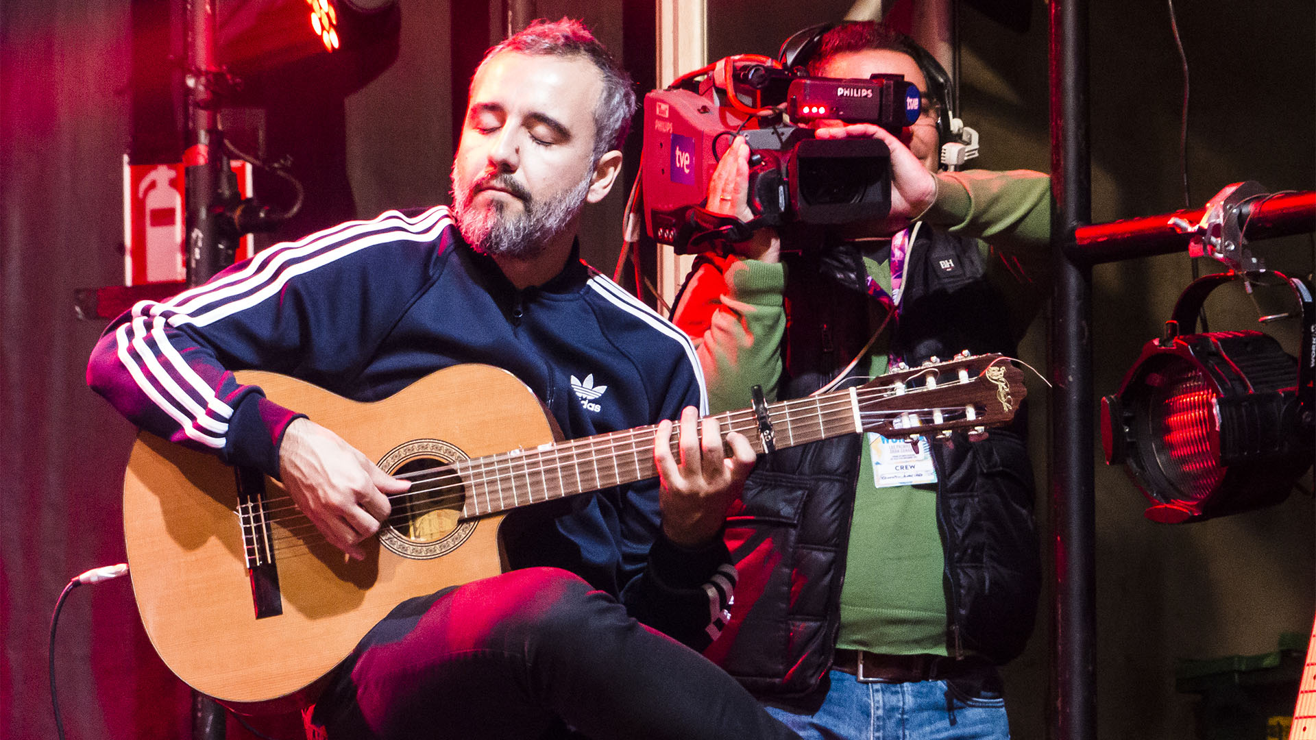 WOMAD Festival 2017 Las Palmas Gran Canaria. On stage: "Niño de Elche" (Francisco Contreras) – Flamenco aus Spanien als Cross over Projekt mit kritischen Texten.
