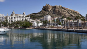 Alicante Spanien – Castell de Santa Bàrbara.