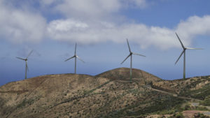 Wind- und Pumpspeicherkraftwerk Gorona del Viento El Hierro.