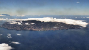 Anflug El Hierro – die Nachbarinsel La Palma.