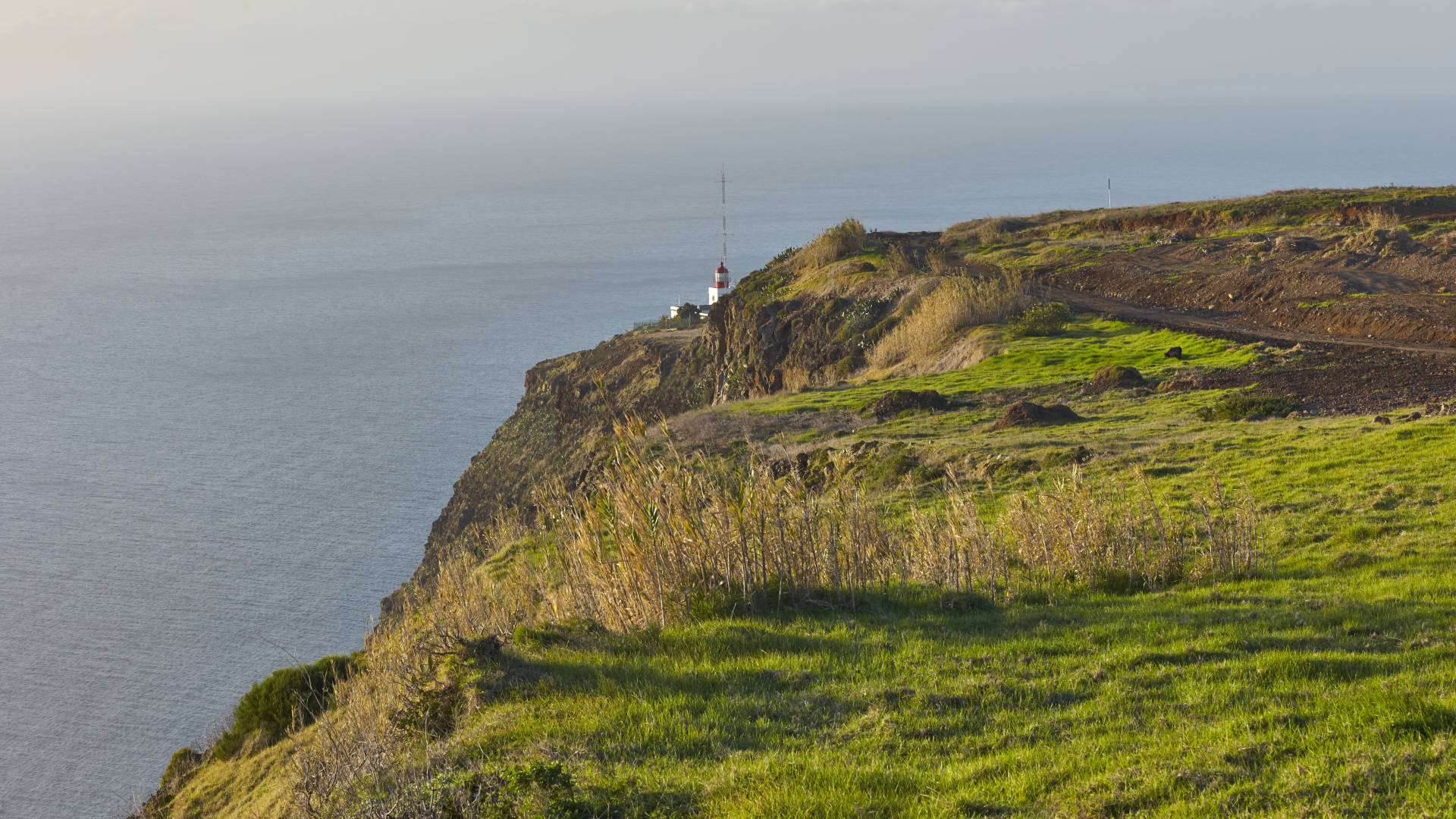 Der Leuchtturm Farol da Ponta do Pargo.