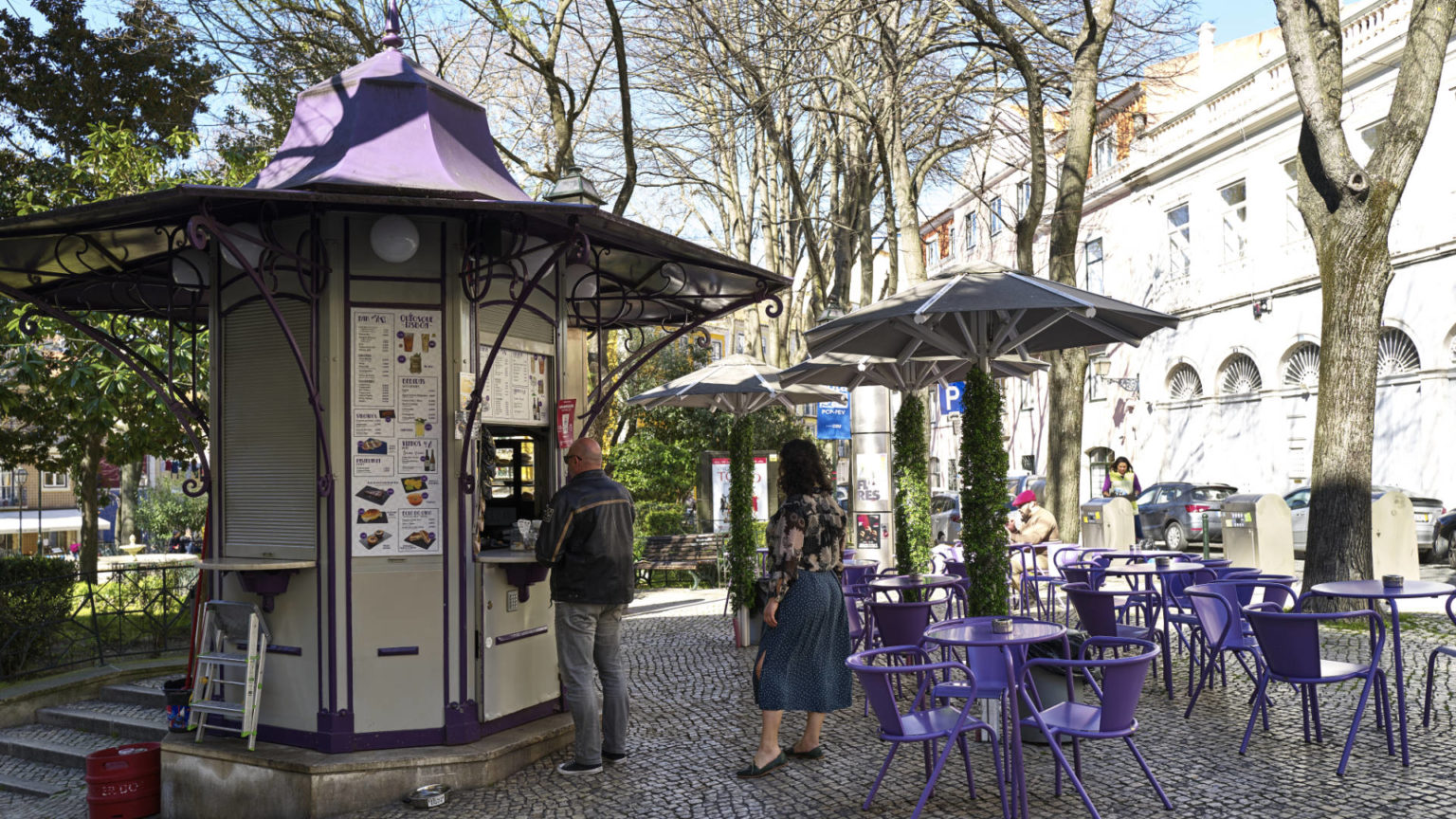 Jardim Fialho de Almeida in Lissabon.