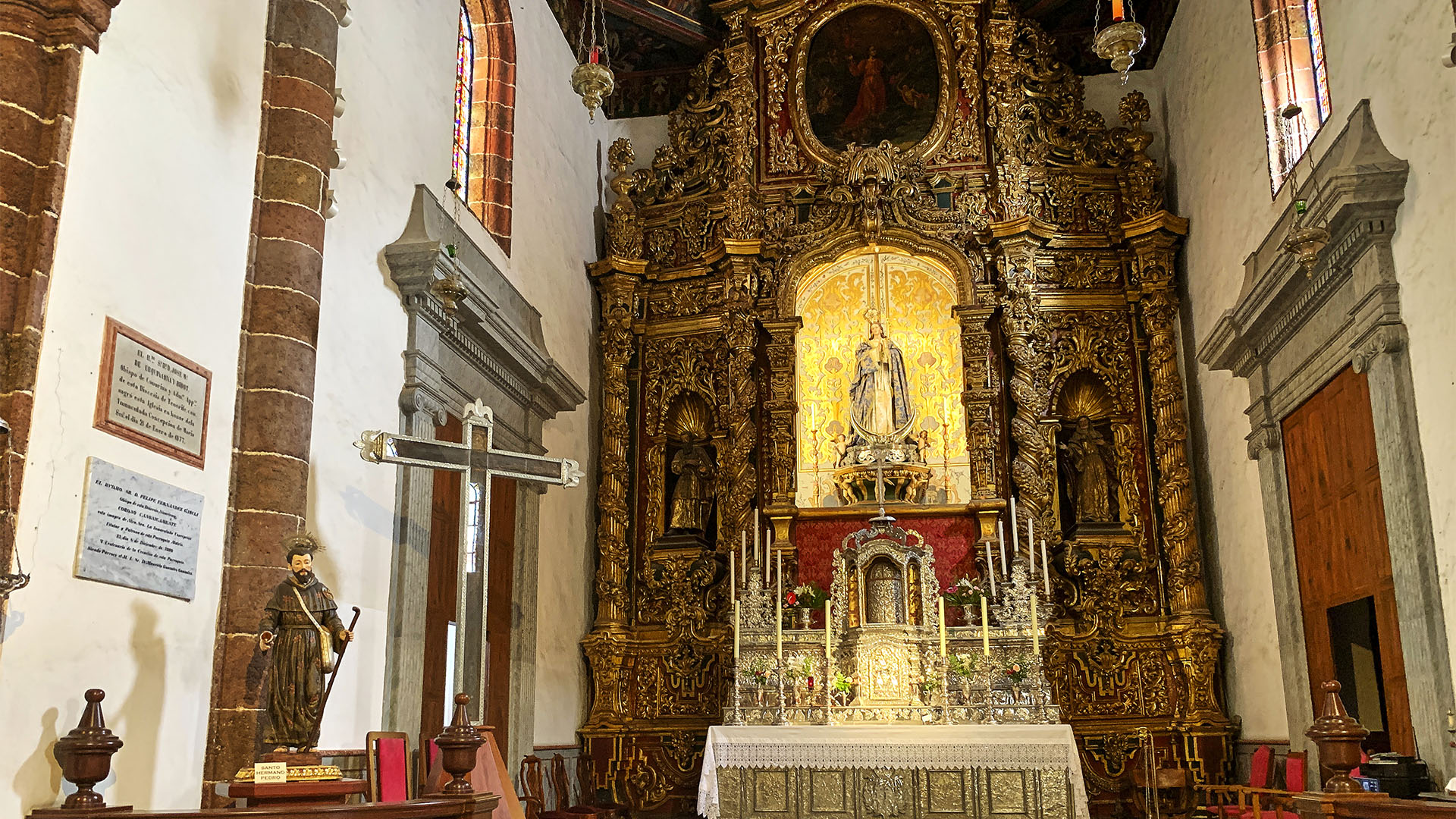 Das Kreuz des Alonso Fernádez de Lugo in der Parroquia Matriz Nuestra Señora de la Concepción Santa Cruz de Tenerife.