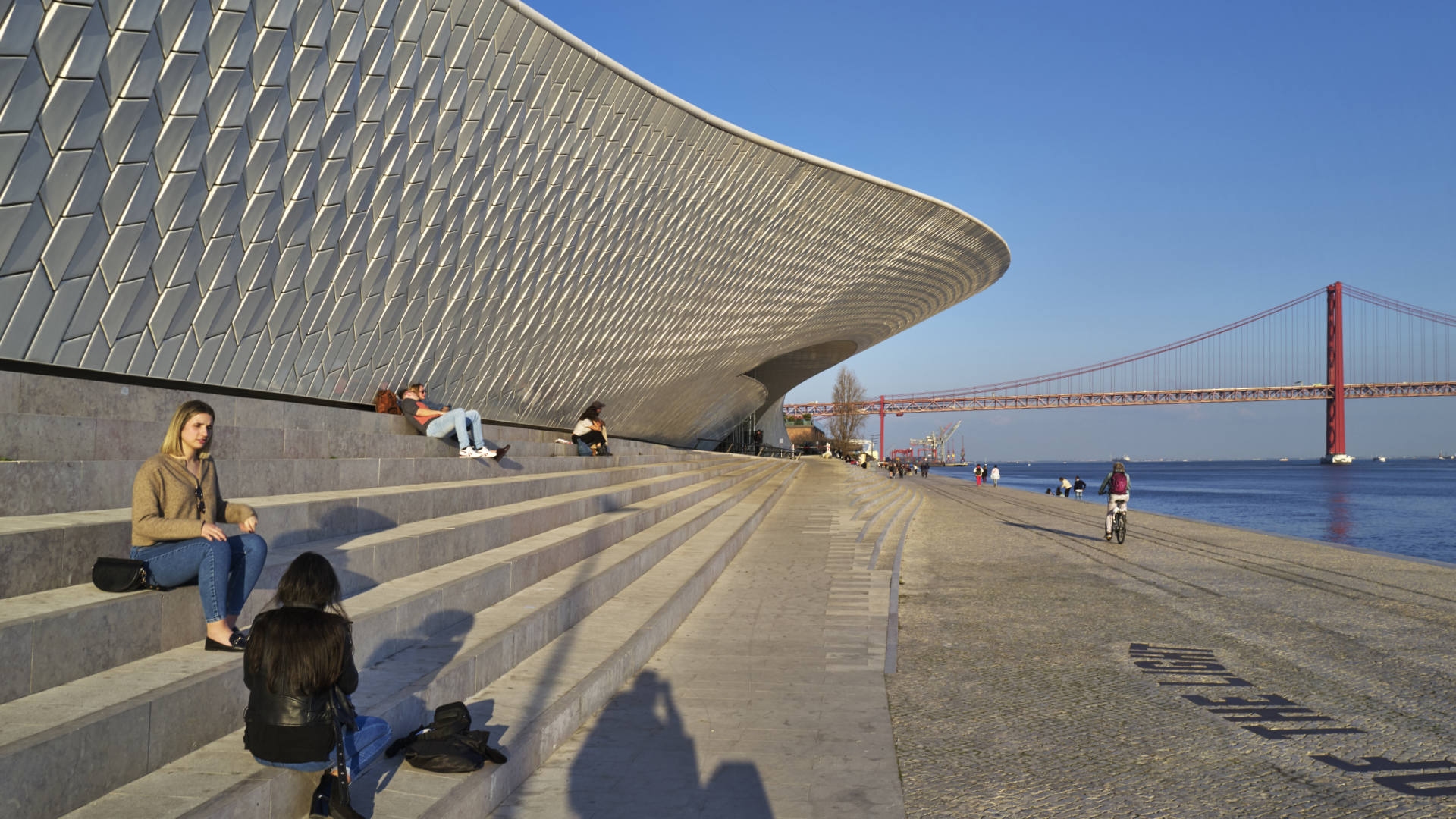 Das MAAT (Museu de Arte, Arquitetura e Tecnologia) in Lisboa.