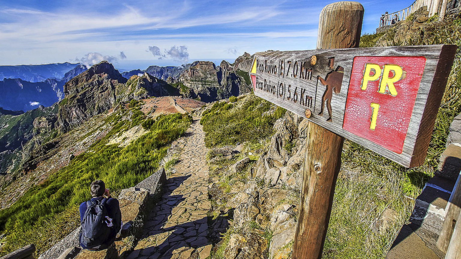 Wandern auf Madeira.