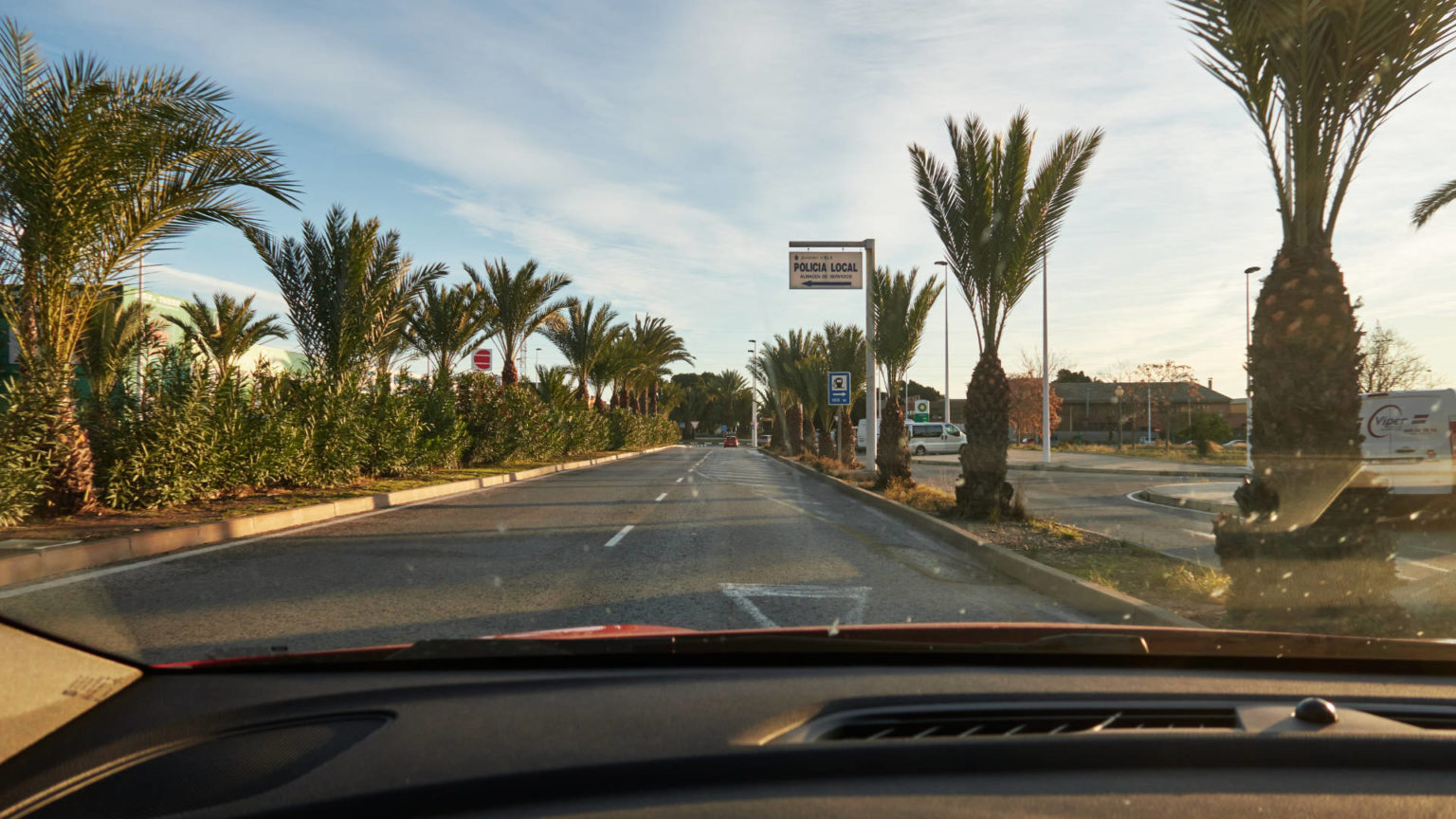 Frühmorgens in Alicante.