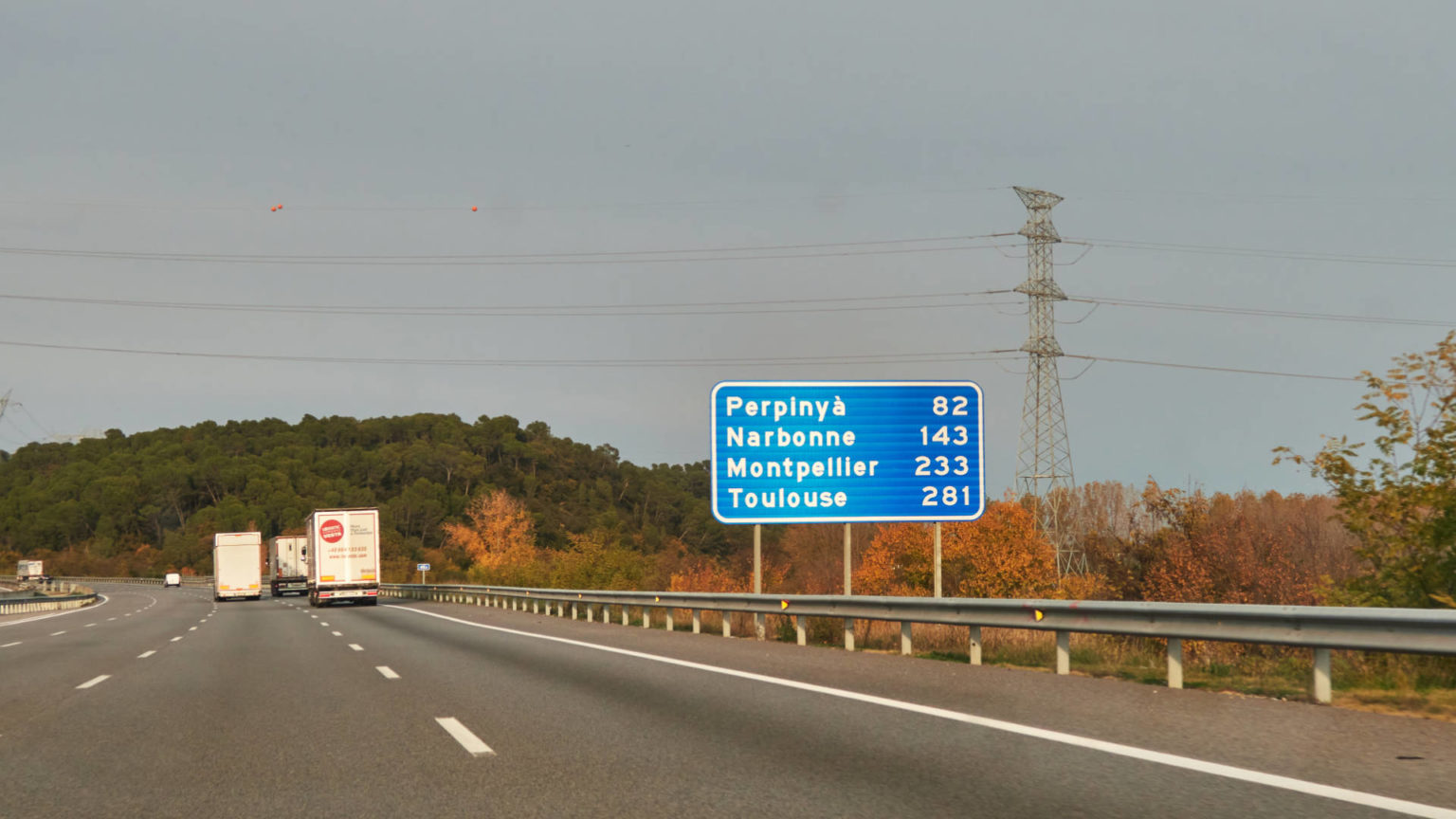 Mit dem Auto von Alicante nach Narbonne.