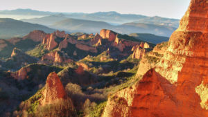 Bergbau der Römer in Las Médulas.