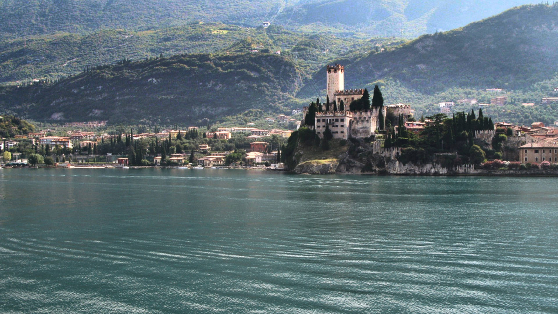 Castello Scaligero am Lago di Garda in Malcesine.