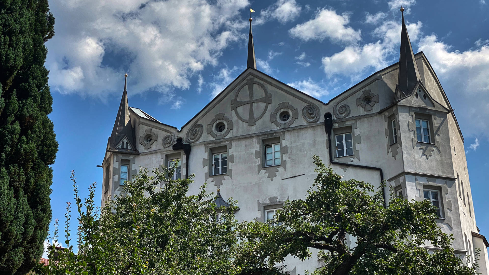 Das Fugger Haus in der Silber Bergwerkstadt Schwaz in Tirol.