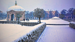 Die Hofgarten Residenz in München.