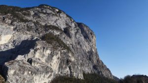 Kaiser Max Grotte in der Martinswand bei Zirl, Tirol.