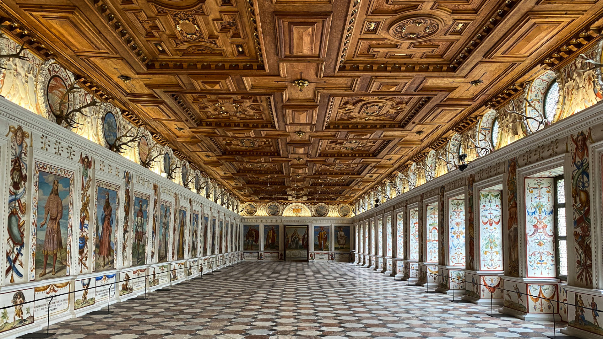 Der Spanische Saal Schloss Ambras, Renaissance Bau des Kaisers Ferdinand II.