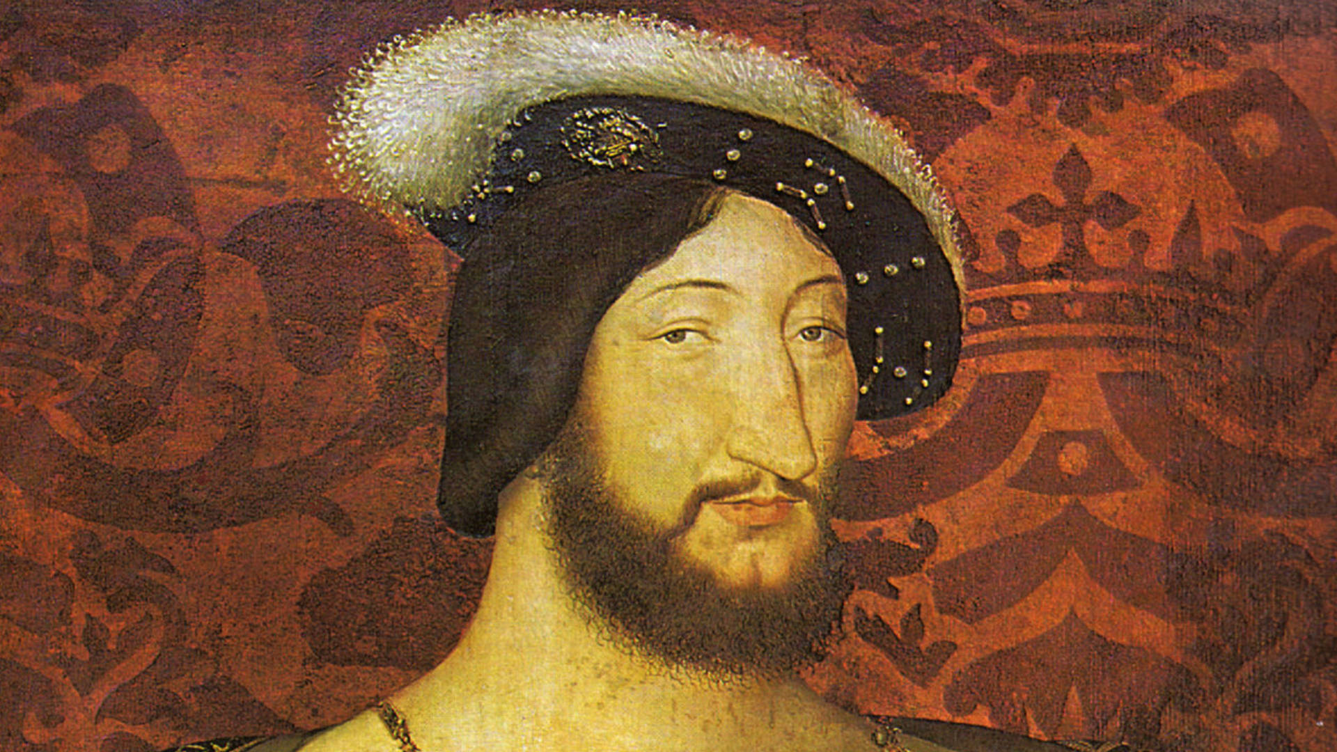 François I. König von Frankreich.