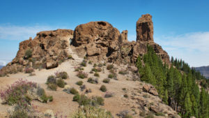 Der Weg auf das Plateau des Roque Nublo.