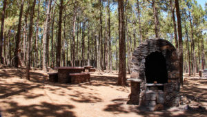 Der Naturcampingplatz auf den Llanos de la Pez Gran Canaria.