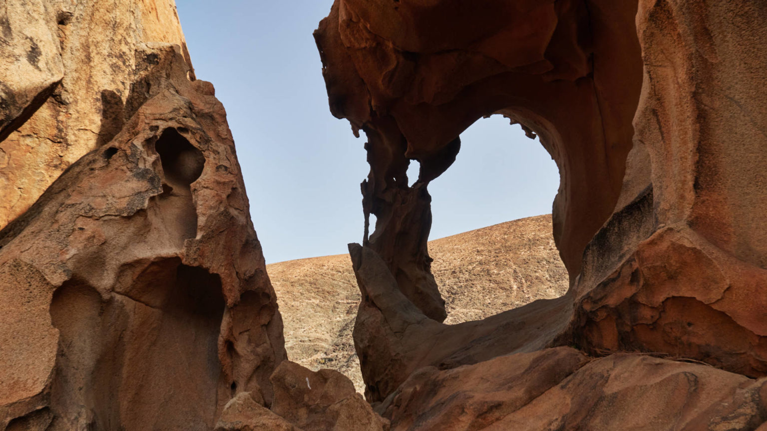 Naturspektakel Arco de las Peñitas auf Fuerteventura.