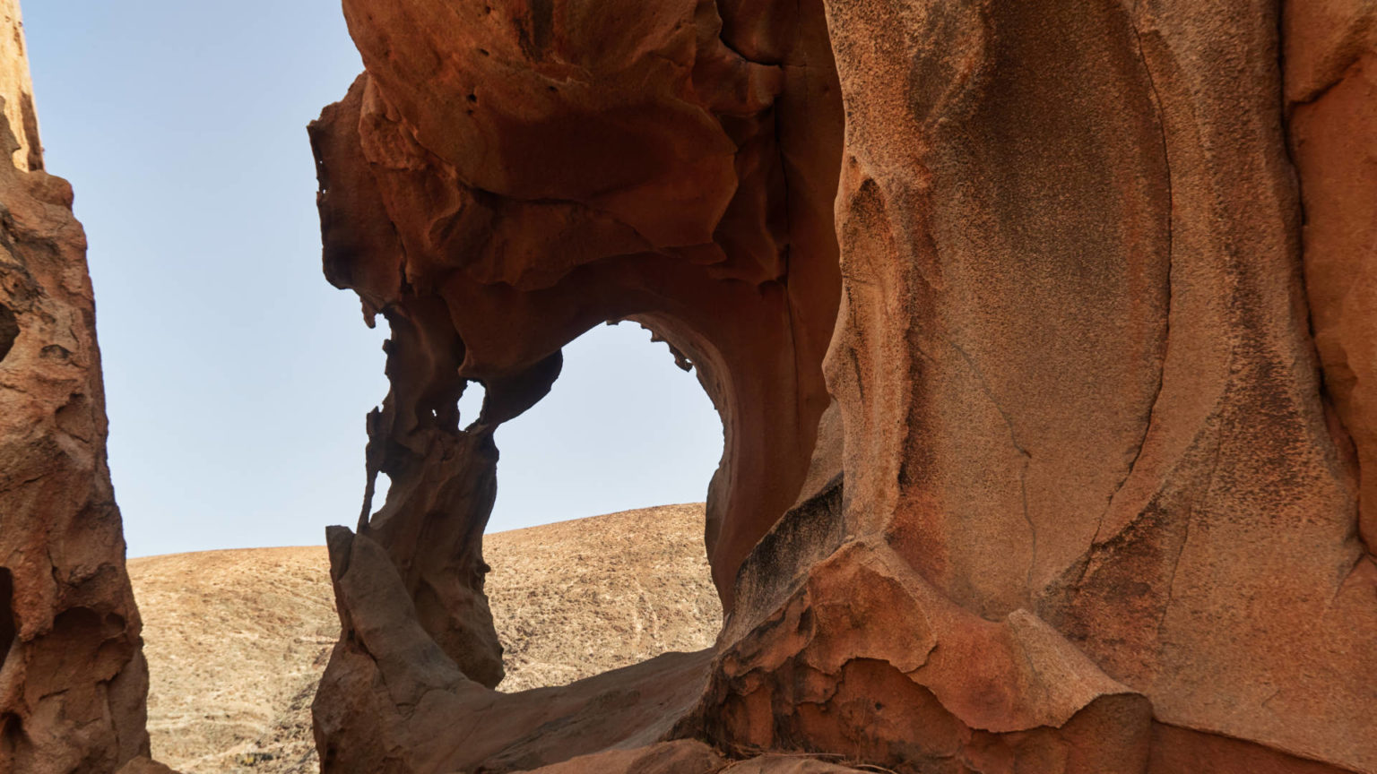 Naturspektakel Arco de las Peñitas auf Fuerteventura.