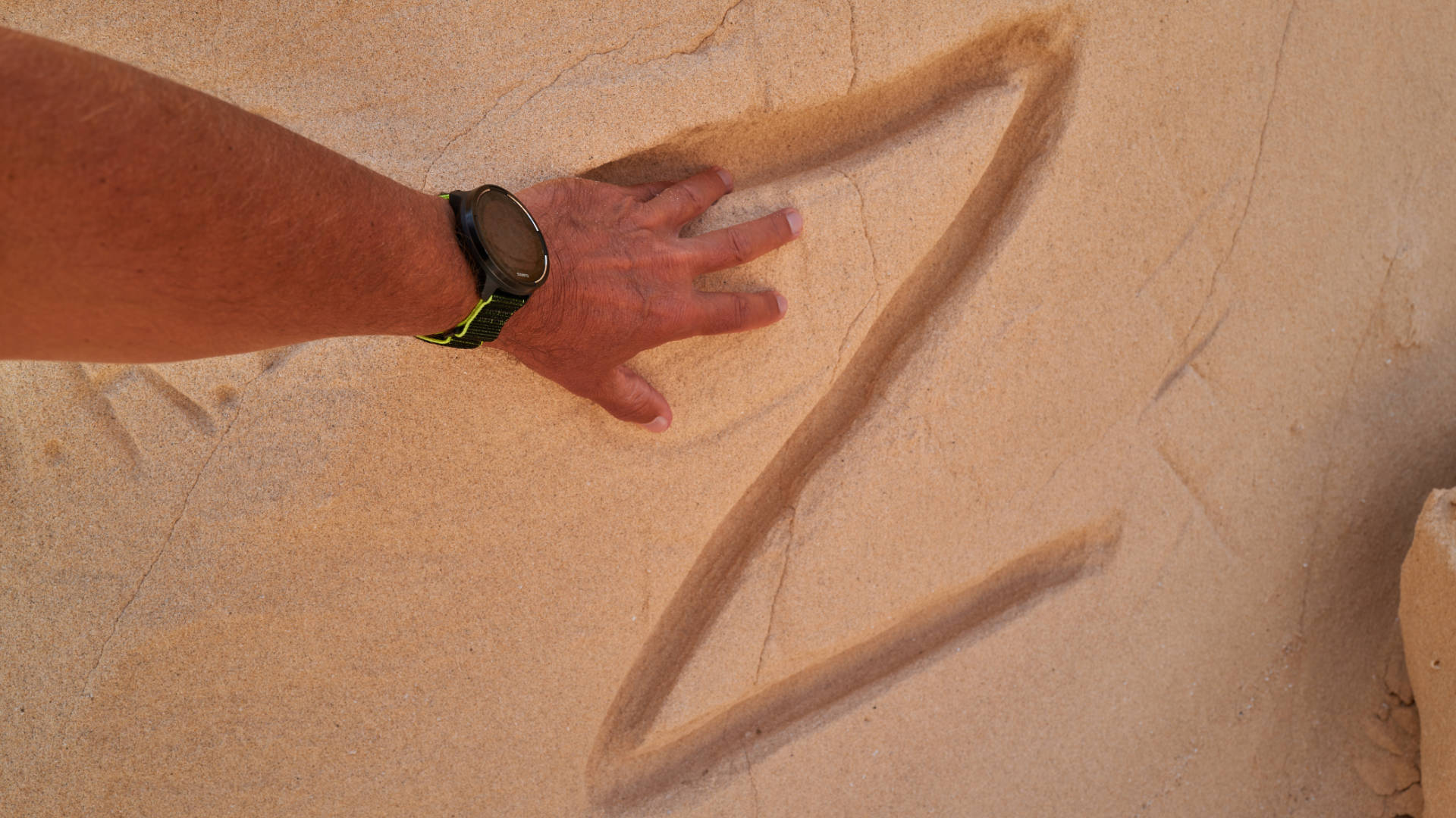 Vandalismus im Barranco de los Encantados nahe Tindaya Fuerteventura.