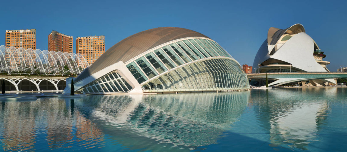 Valencia Ciutat de les Arts i les Ciències.