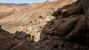 Selbstreflexion und dann die richtige Perspektive wählen – Selfie am Arco de las Peñitas.