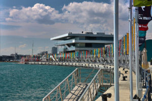 America’s Cup im Hafen am Hafen von Valencia.