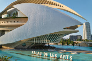 Palau de les Arts Reina Sofía in der Ciudad de las Artes y las Ciencias Valencia.