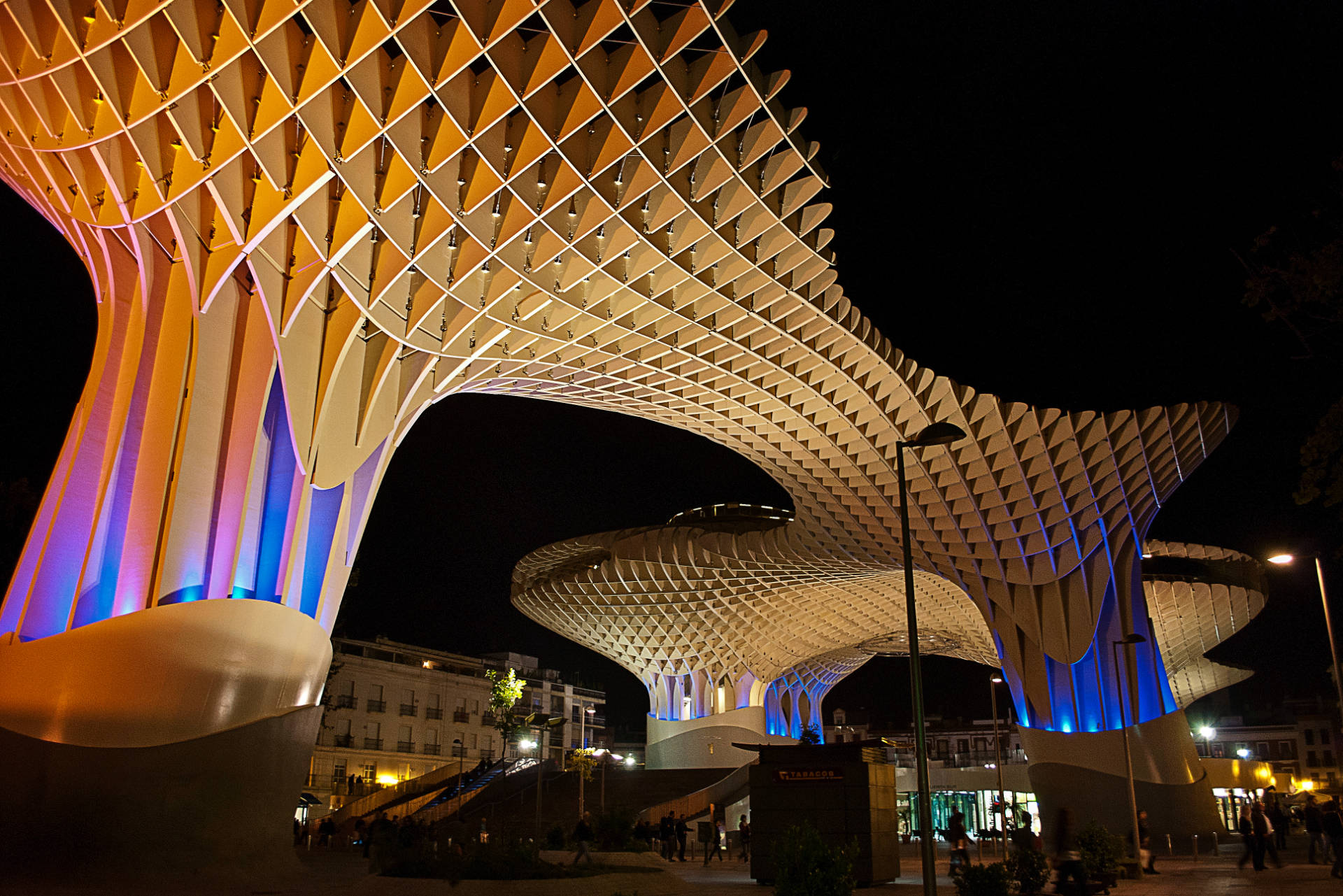 Touristenmagnet Metropol Parasol Sevilla.