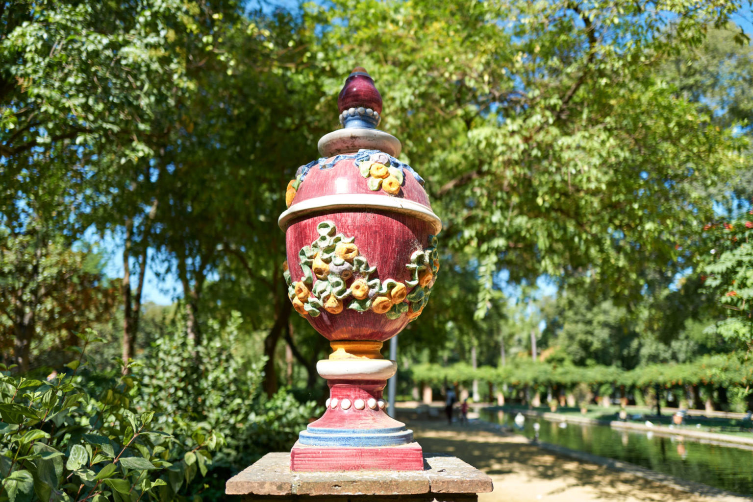 Estanque de Los Lotos – Parque de María Luisa Sevilla.