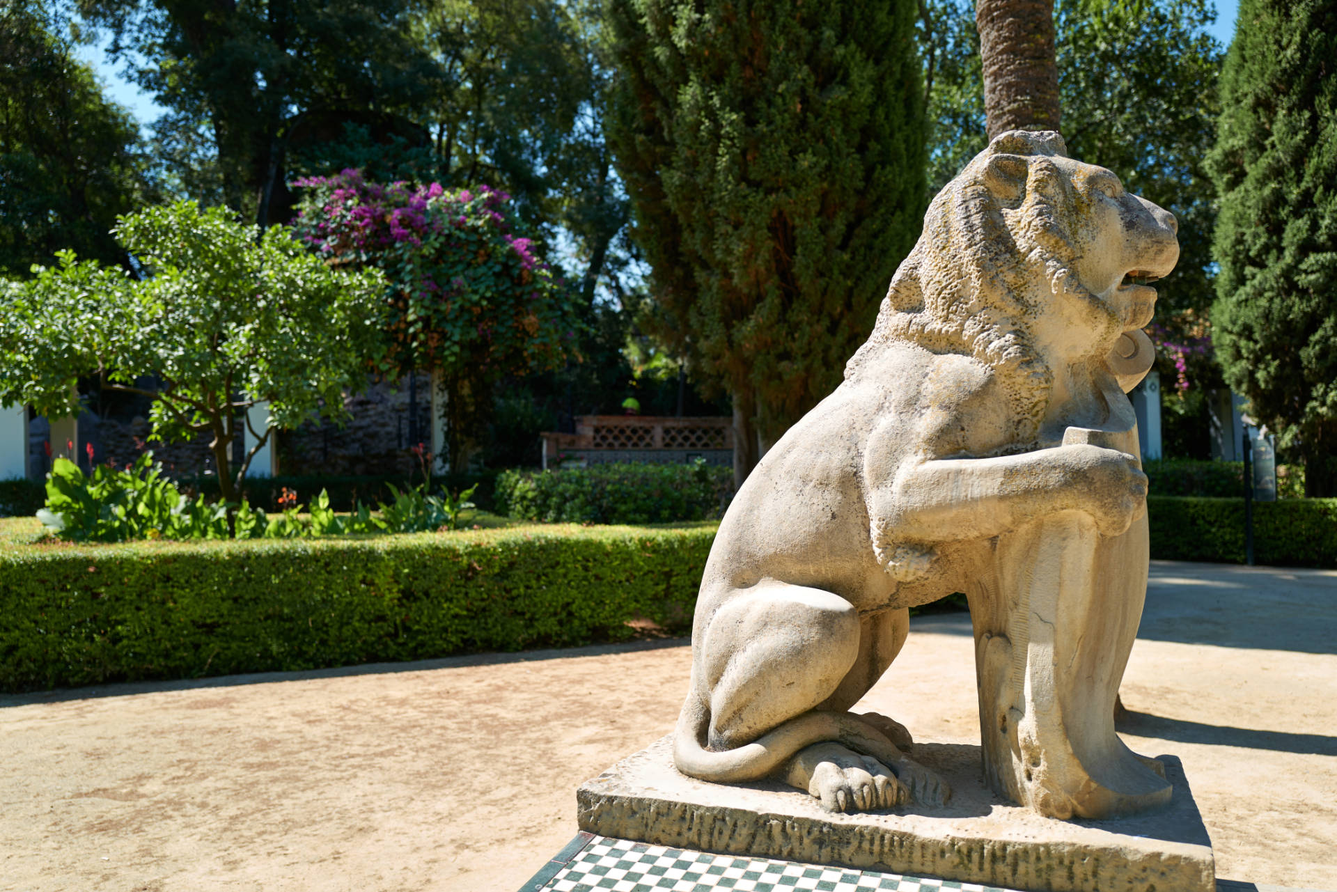 Jardín de los Leones – Parque de María Luisa Sevilla.