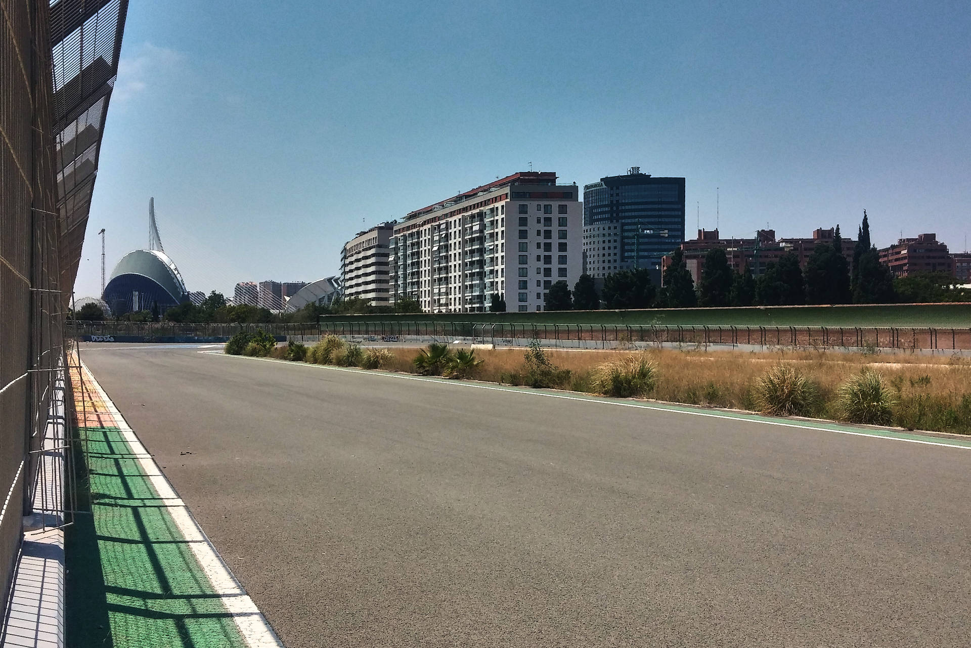 Formel 1 Rennstrecke Valencia Street Circuit.