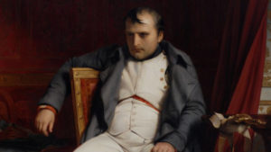 Napoleón I Bonaparte Fontainebleau (Paul Delaroche, 1845).