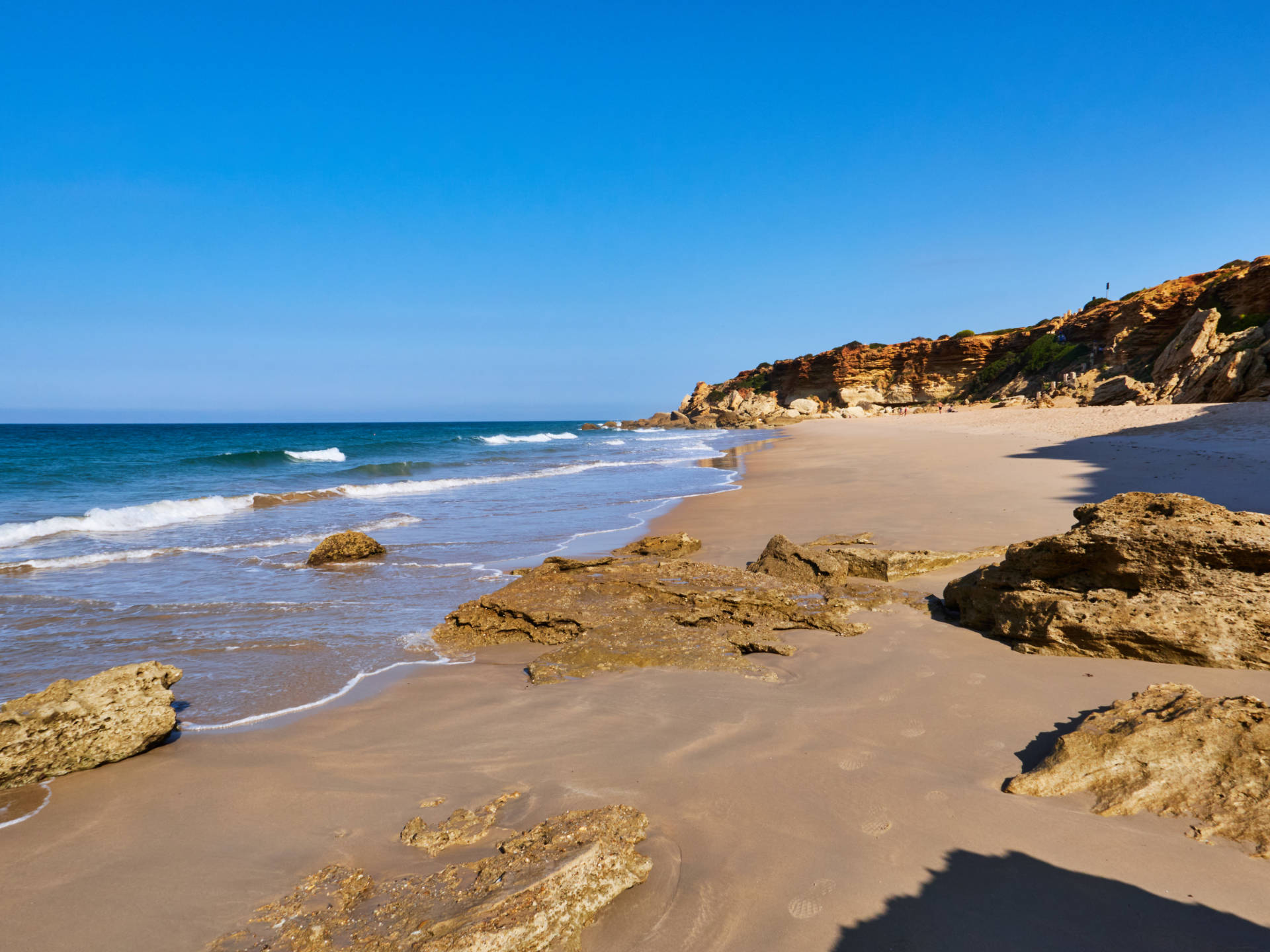 Die berühmten Calas de Roche nördlich des Puerto de Conil.